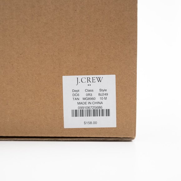 NEW J. CREW Clogs in Tan faux suede BJ249 $158 size 10 - Picture 12 of 13